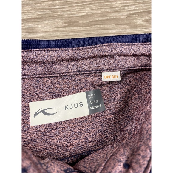 KJUS Women's Athletic Bandon Dunes Golf Polo Shirt Purple Size M - Picture 6 of 8